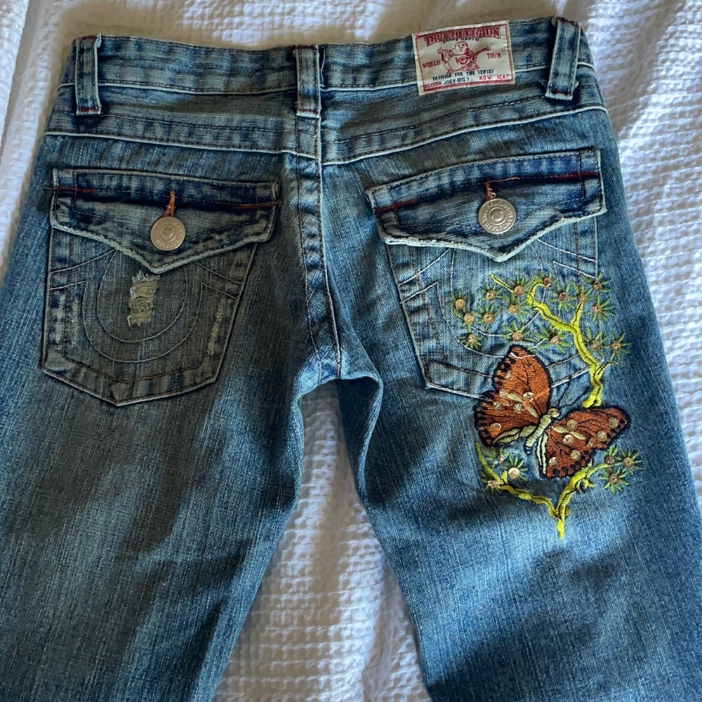 Vintage True Religion Low Waisted Jeans